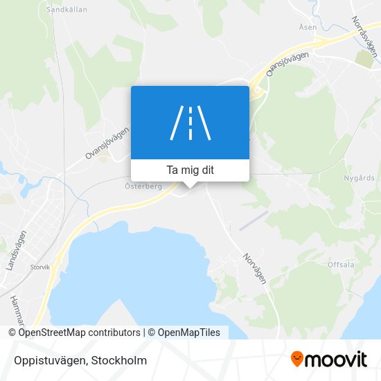 Oppistuvägen karta