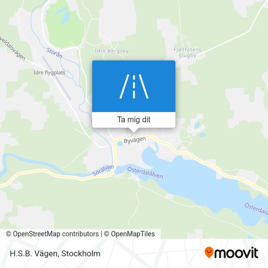 H.S.B. Vägen karta