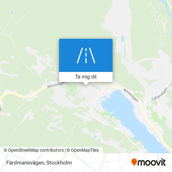 Färdmansvägen karta