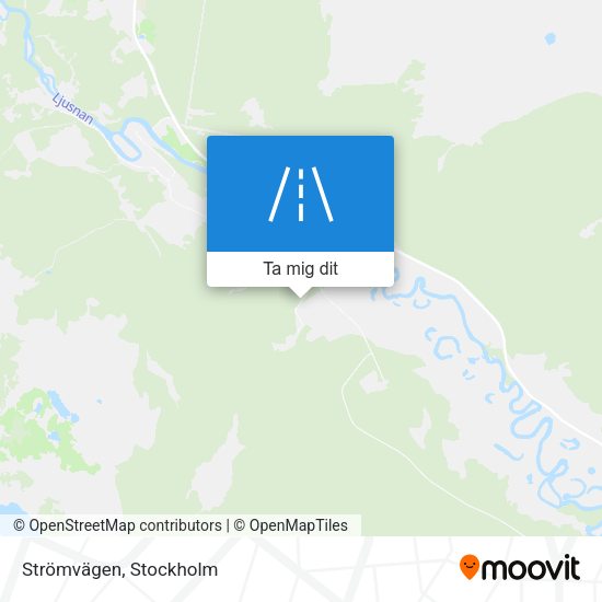 Strömvägen karta