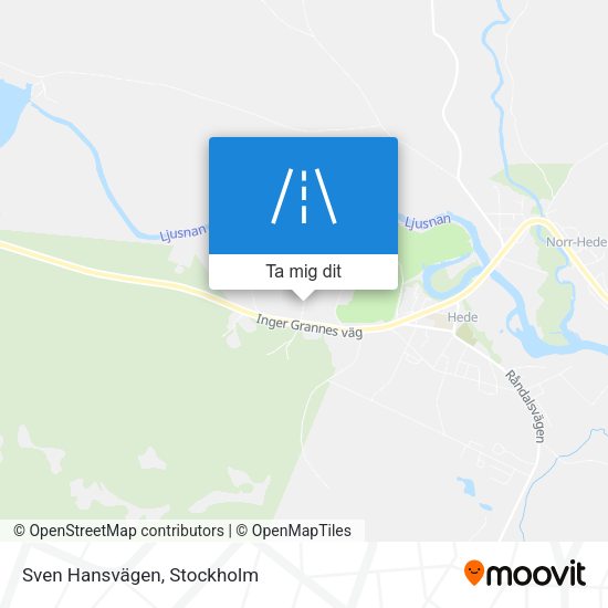 Sven Hansvägen karta
