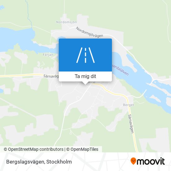 Bergslagsvägen karta