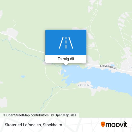 Skoterled Lofsdalen karta