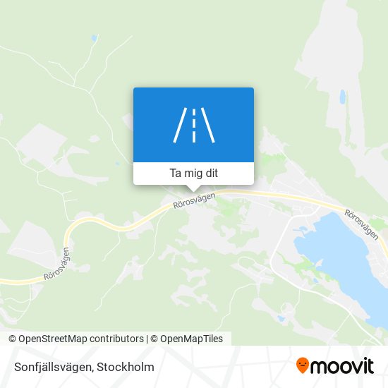 Sonfjällsvägen karta