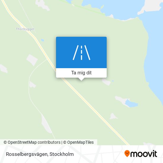 Rosselbergsvägen karta