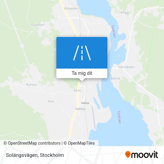 Solängsvägen karta