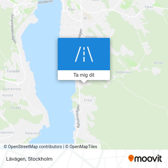 Lävägen karta