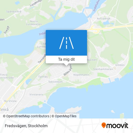 Fredsvägen karta