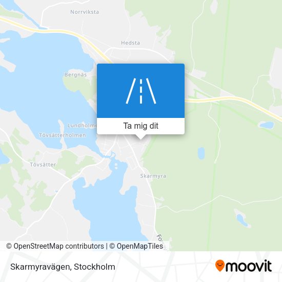 Skarmyravägen karta