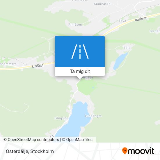 Österdälje karta