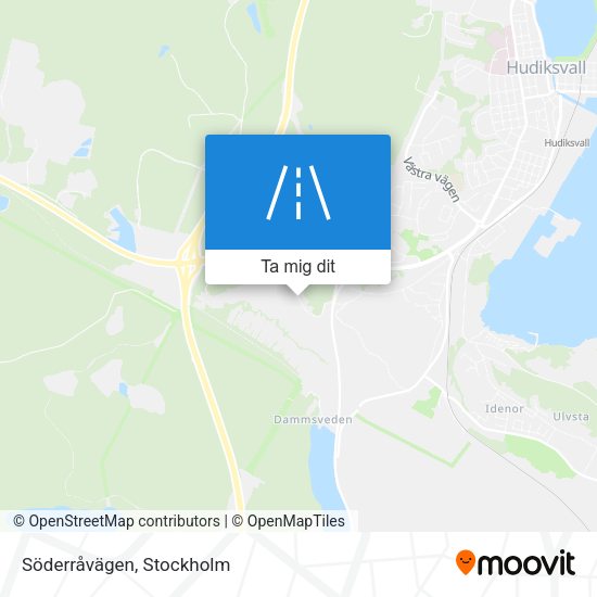 Söderråvägen karta