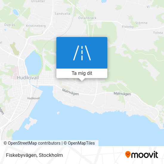 Fiskebyvägen karta