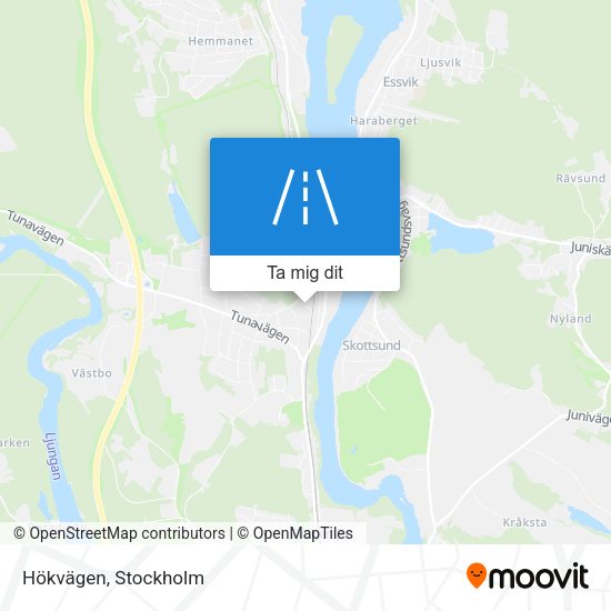 Hökvägen karta