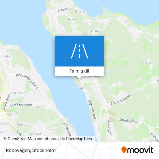 Rödevägen karta