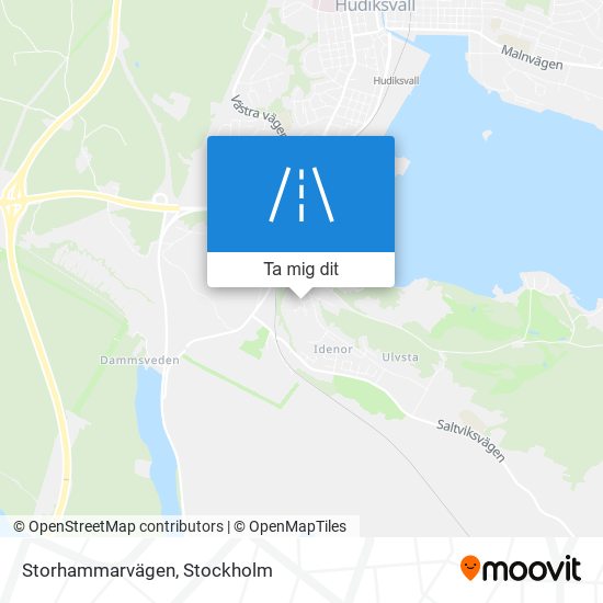 Storhammarvägen karta