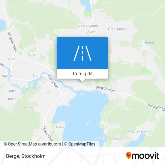Berge karta