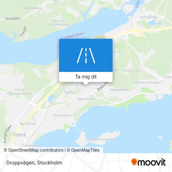 Droppvägen karta