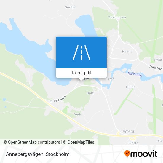 Annebergsvägen karta