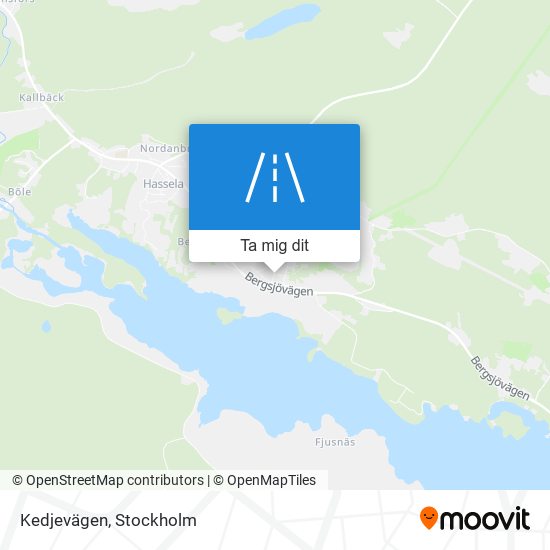 Kedjevägen karta