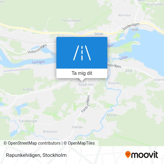 Rapunkelvägen karta