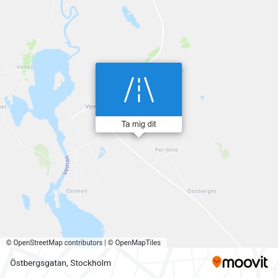Östbergsgatan karta