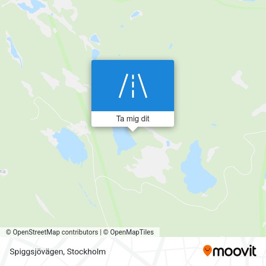 Spiggsjövägen karta