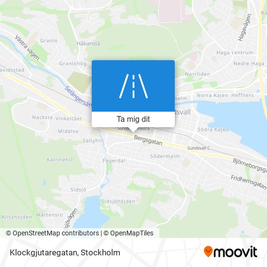 Klockgjutaregatan karta