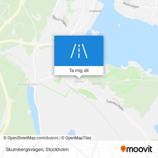 Skumbergsvägen karta