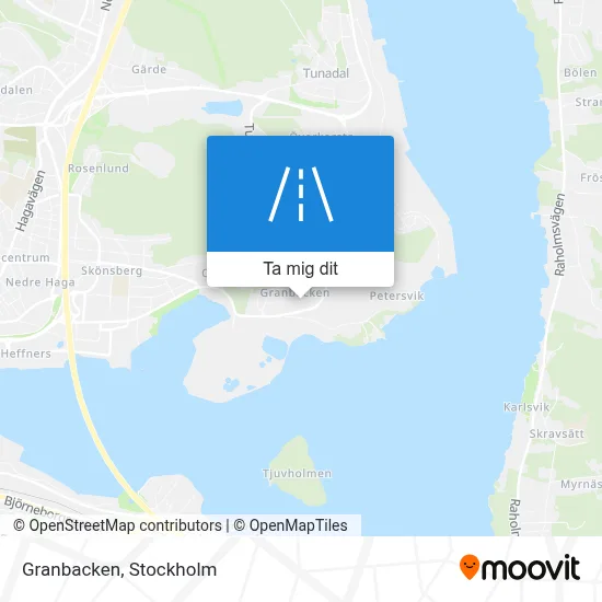 Granbacken karta