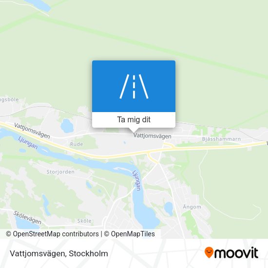 Vattjomsvägen karta