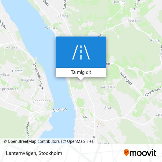 Lanternvägen karta