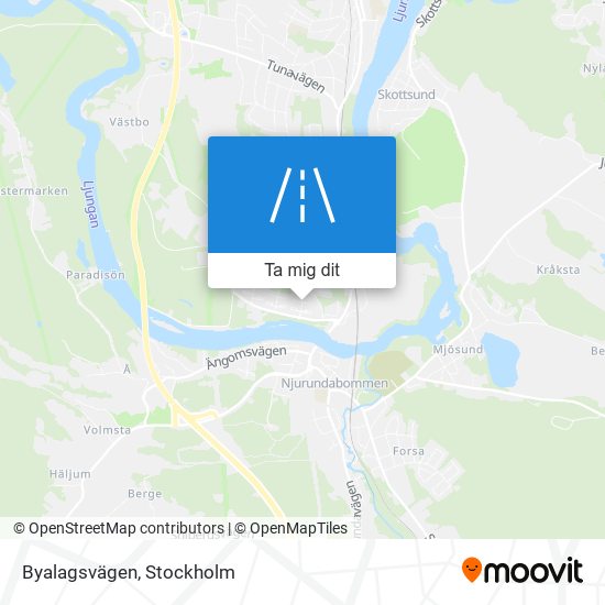 Byalagsvägen karta