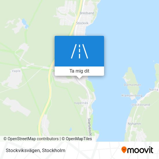 Stockviksvägen karta