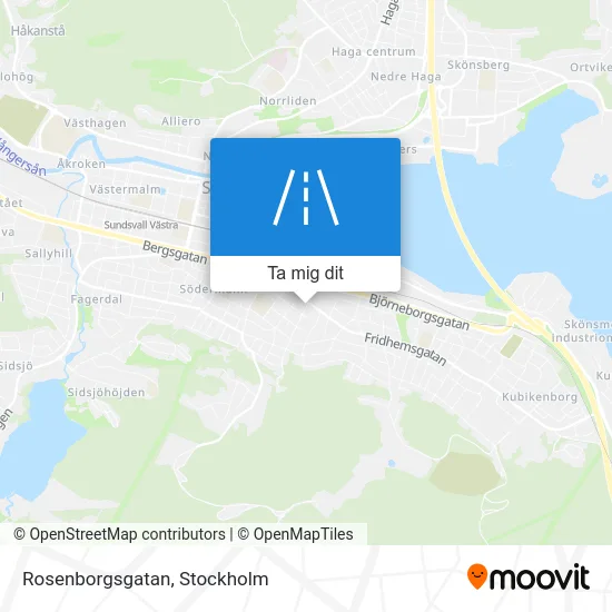 Rosenborgsgatan karta