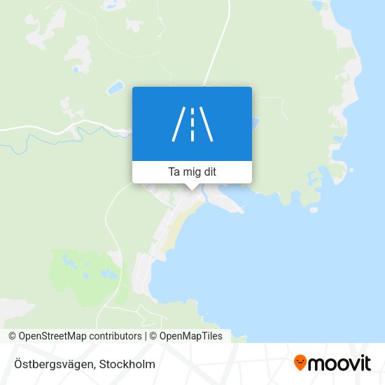 Östbergsvägen karta