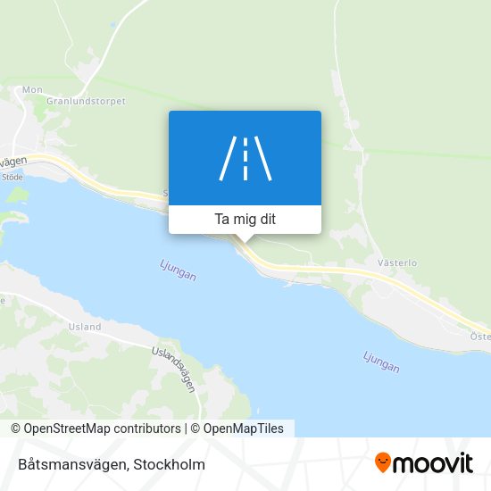 Båtsmansvägen karta