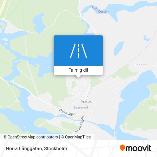 Norra Långgatan karta