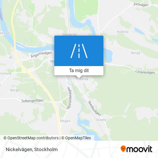 Nickelvägen karta