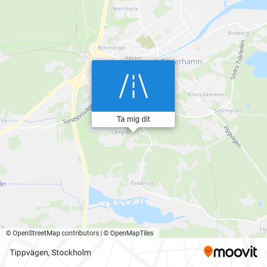 Tippvägen karta