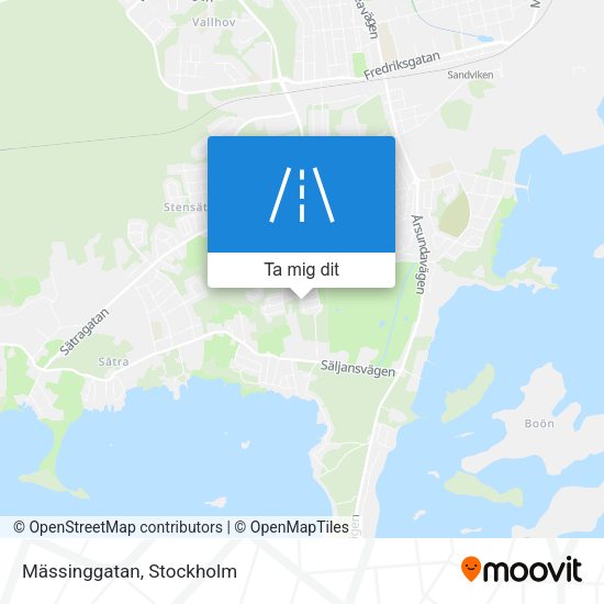Mässinggatan karta