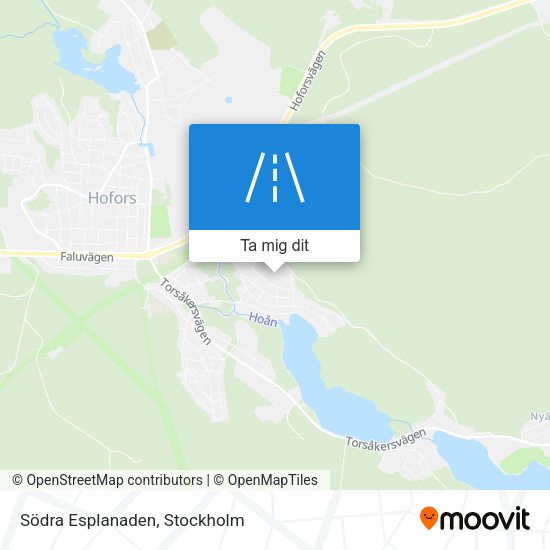 Södra Esplanaden karta