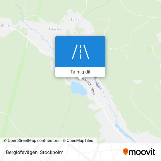 Berglöfsvägen karta