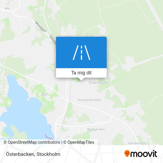 Österbacken karta
