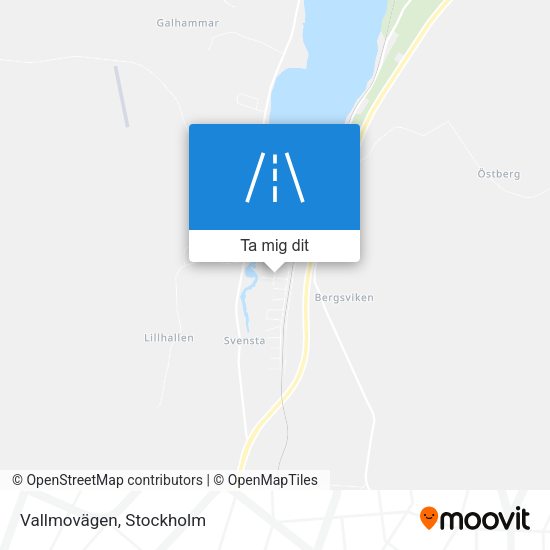Vallmovägen karta