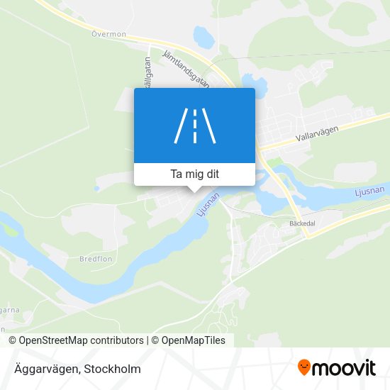 Äggarvägen karta