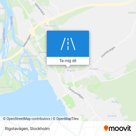 Rigstavägen karta