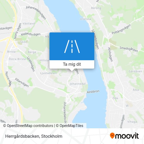 Herrgårdsbacken karta