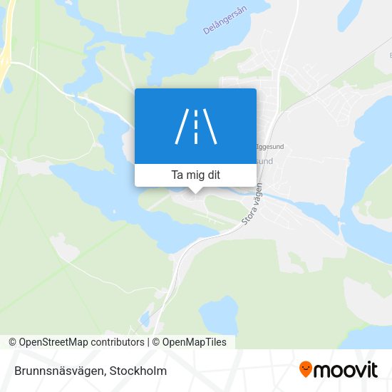 Brunnsnäsvägen karta