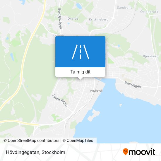 Hövdingegatan karta