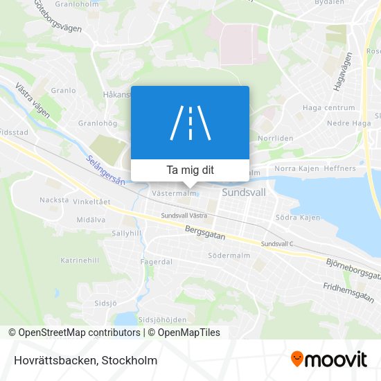Hovrättsbacken karta